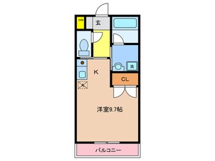 花見コーポの物件間取画像